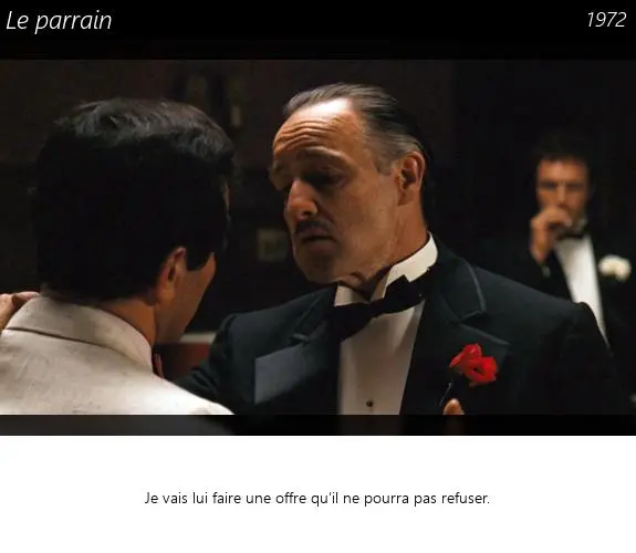 Vignette : Le parrain